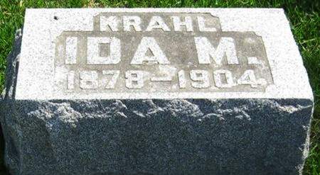 KRAHL, IDA M. - Louisa County, Iowa | IDA M. KRAHL 