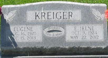 KREIGER, E. IRENE - Louisa County, Iowa | E. IRENE KREIGER 