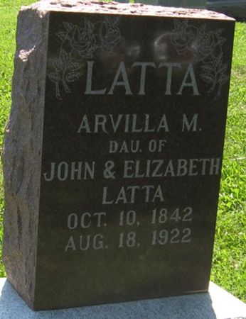 LATTA, ARVILLA M. - Louisa County, Iowa | ARVILLA M. LATTA 