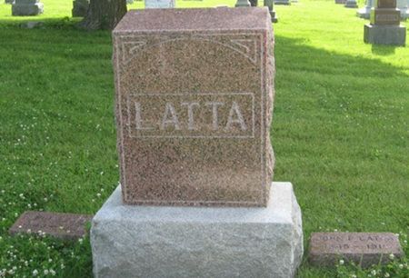 LATTA, FAMILY MONUMENT - Louisa County, Iowa | FAMILY MONUMENT LATTA 
