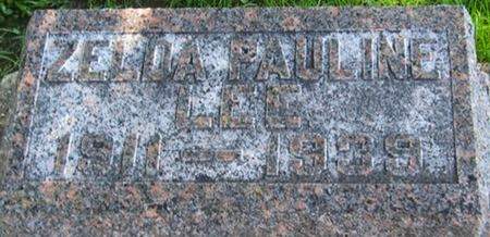 LEE, ZELDA PAULINE - Louisa County, Iowa | ZELDA PAULINE LEE 