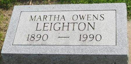 OWENS LEIGHTON, MARTHA - Louisa County, Iowa | MARTHA OWENS LEIGHTON 
