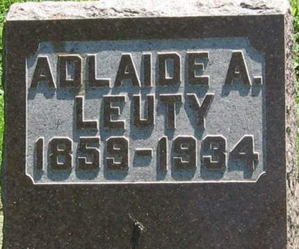 LEUTY, ADLAIDE A. - Louisa County, Iowa | ADLAIDE A. LEUTY 