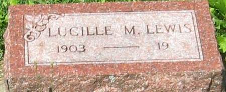 LEWIS, LUCILLE M. - Louisa County, Iowa | LUCILLE M. LEWIS 