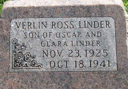 LINDER, VERLIN ROSS - Louisa County, Iowa | VERLIN ROSS LINDER 