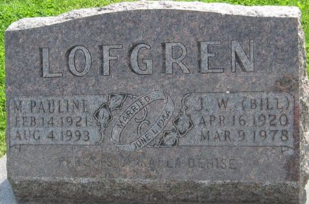 LOFGREN, M. PAULINE - Louisa County, Iowa | M. PAULINE LOFGREN 