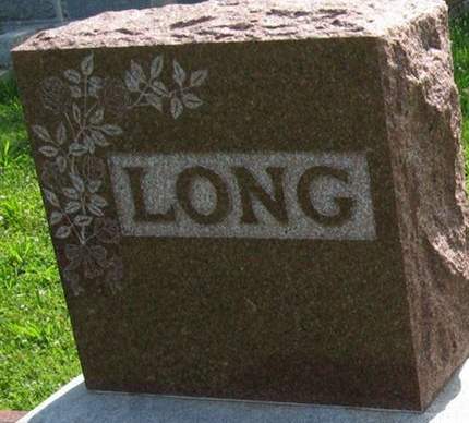 LONG, FAMILY MONUMENT - Louisa County, Iowa | FAMILY MONUMENT LONG 