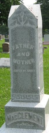 MACCLEMENT, FAMILY MONUMENT - Louisa County, Iowa | FAMILY MONUMENT MACCLEMENT 