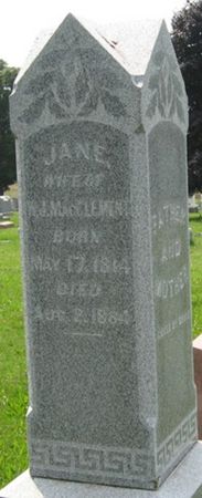 MACCLEMENT, JANE - Louisa County, Iowa | JANE MACCLEMENT 