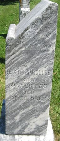 MCCLURE, HESTER - Louisa County, Iowa | HESTER MCCLURE 