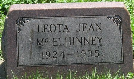 MCELHINNEY, LEOTA JEAN - Louisa County, Iowa | LEOTA JEAN MCELHINNEY 