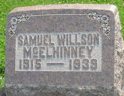 MCELHINNEY, SAMUEL WILLSON - Louisa County, Iowa | SAMUEL WILLSON MCELHINNEY 