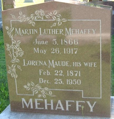 MEHAFFY, MARTIN LUTHER - Louisa County, Iowa | MARTIN LUTHER MEHAFFY 