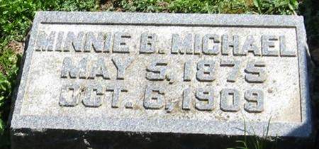 STEPHENS MICHAEL, MINNIE B. - Louisa County, Iowa | MINNIE B. STEPHENS MICHAEL 