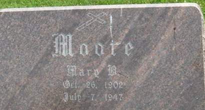 MOORE, MARY B. - Louisa County, Iowa | MARY B. MOORE 