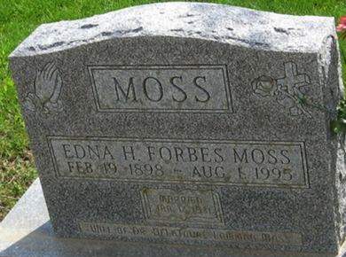 MOSS, EDNA H. - Louisa County, Iowa | EDNA H. MOSS 