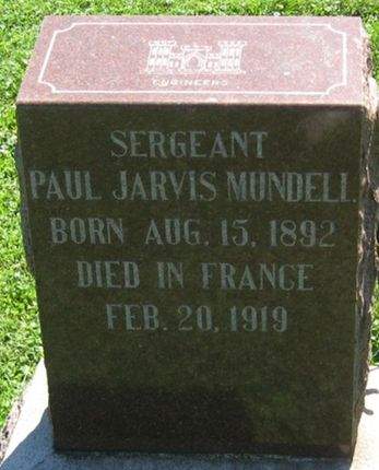 MUNDELL, PAUL JARVIS - Louisa County, Iowa | PAUL JARVIS MUNDELL 
