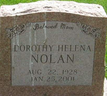NOLAN, DOROTHY HELENA - Louisa County, Iowa | DOROTHY HELENA NOLAN 