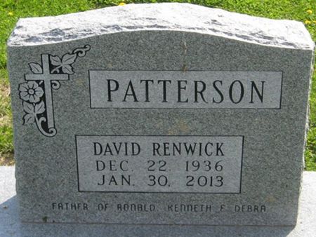 PATTERSON, DAVID RENWICK - Louisa County, Iowa | DAVID RENWICK PATTERSON 