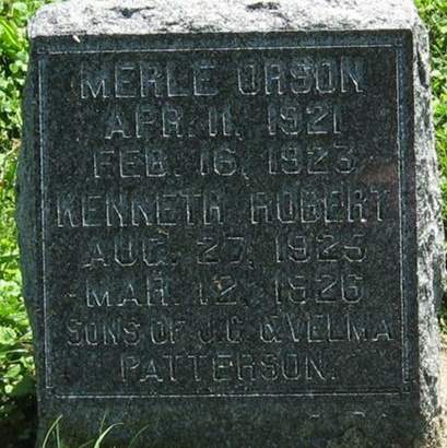 PATTERSON, MERLE ORSON - Louisa County, Iowa | MERLE ORSON PATTERSON 