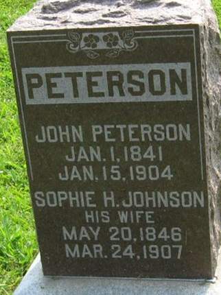 PETERSON, SOPHIE H. - Louisa County, Iowa | SOPHIE H. PETERSON 
