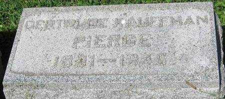 KAUFFMAN PIERCE, GERTRUDE - Louisa County, Iowa | GERTRUDE KAUFFMAN PIERCE 