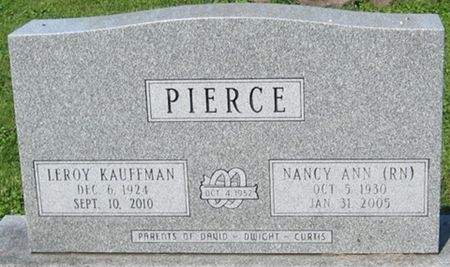 PIERCE, NANCY ANN - Louisa County, Iowa | NANCY ANN PIERCE 