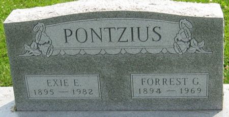 PONTZIUS, EXIE E. - Louisa County, Iowa | EXIE E. PONTZIUS 