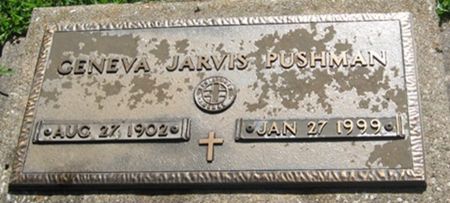 JARVIS PUSHMAN, GENEVA - Louisa County, Iowa | GENEVA JARVIS PUSHMAN 