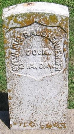RAUSHENBERGER, SYLVANUS - Louisa County, Iowa | SYLVANUS RAUSHENBERGER 
