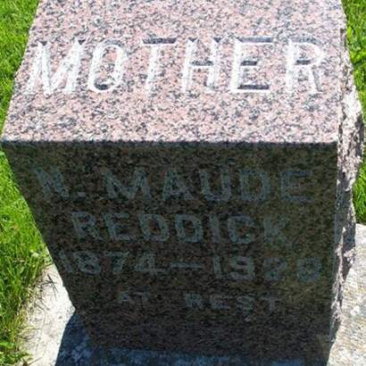 REDDICK, N. MAUDE - Louisa County, Iowa | N. MAUDE REDDICK 