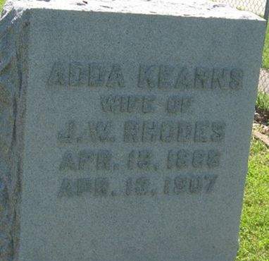 KEARNS RHODES, ADDA - Louisa County, Iowa | ADDA KEARNS RHODES 