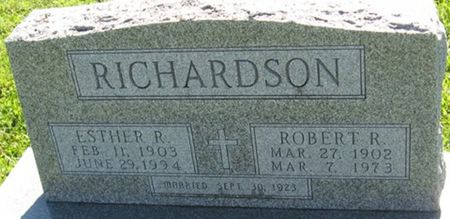 RICHARDSON, ESTHER R. - Louisa County, Iowa | ESTHER R. RICHARDSON 