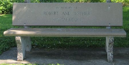 RICHARDSON, MEMORIAL BENCH - Louisa County, Iowa | MEMORIAL BENCH RICHARDSON 