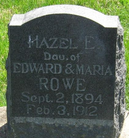ROWE, HAZEL E. - Louisa County, Iowa | HAZEL E. ROWE 