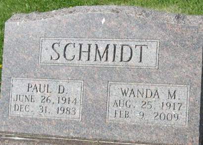 SCHMIDT, PAUL D. - Louisa County, Iowa | PAUL D. SCHMIDT 