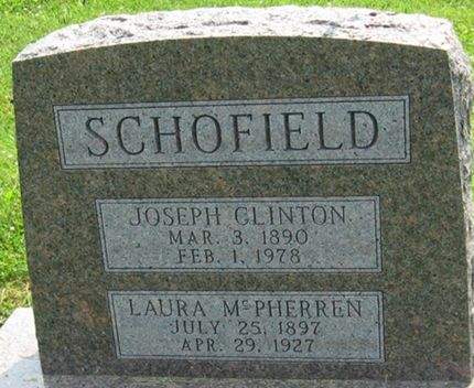 SCHOFIELD, JOSEPH CLINTON - Louisa County, Iowa | JOSEPH CLINTON SCHOFIELD 