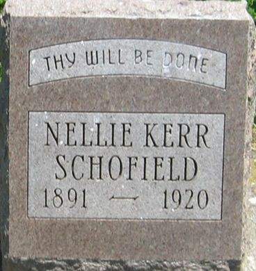 SCHOFIELD, NELLIE - Louisa County, Iowa | NELLIE SCHOFIELD 