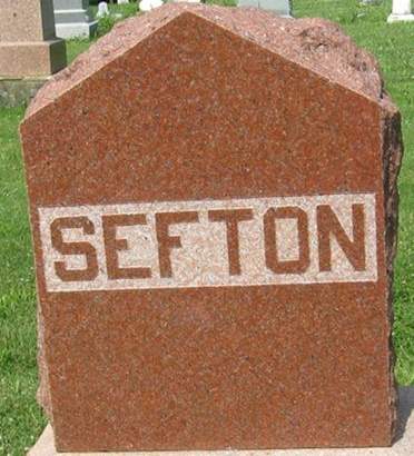 SEFTON, FAMILY MONUMENT - Louisa County, Iowa | FAMILY MONUMENT SEFTON 