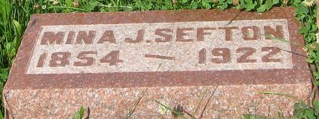 SEFTON, MINA J. - Louisa County, Iowa | MINA J. SEFTON 