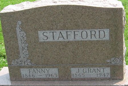 STAFFORD, FANNY - Louisa County, Iowa | FANNY STAFFORD 