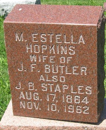 STAPLES, M. ESTELLA - Louisa County, Iowa | M. ESTELLA STAPLES 