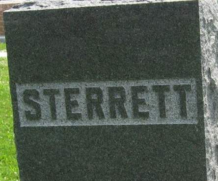 STERRETT, FAMILY MONUMENT - Louisa County, Iowa | FAMILY MONUMENT STERRETT 