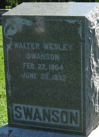 SWANSON, WALTER WESLEY - Louisa County, Iowa | WALTER WESLEY SWANSON 