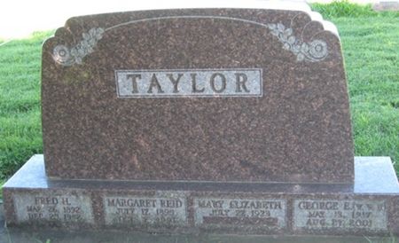 TAYLOR, MARY ELIZABETH - Louisa County, Iowa | MARY ELIZABETH TAYLOR 