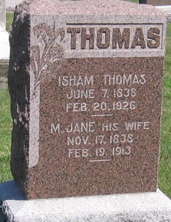 THOMAS, ISHAM - Louisa County, Iowa | ISHAM THOMAS 