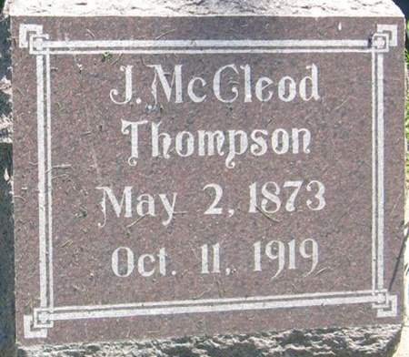 THOMPSON, J. MCCLEOD - Louisa County, Iowa | J. MCCLEOD THOMPSON 