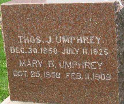 UMPHREY, MART B. - Louisa County, Iowa | MART B. UMPHREY 