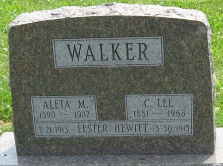 WALKER, C. LEE - Louisa County, Iowa | C. LEE WALKER 