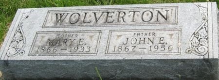 WOLVERTON, MARY E. - Louisa County, Iowa | MARY E. WOLVERTON 